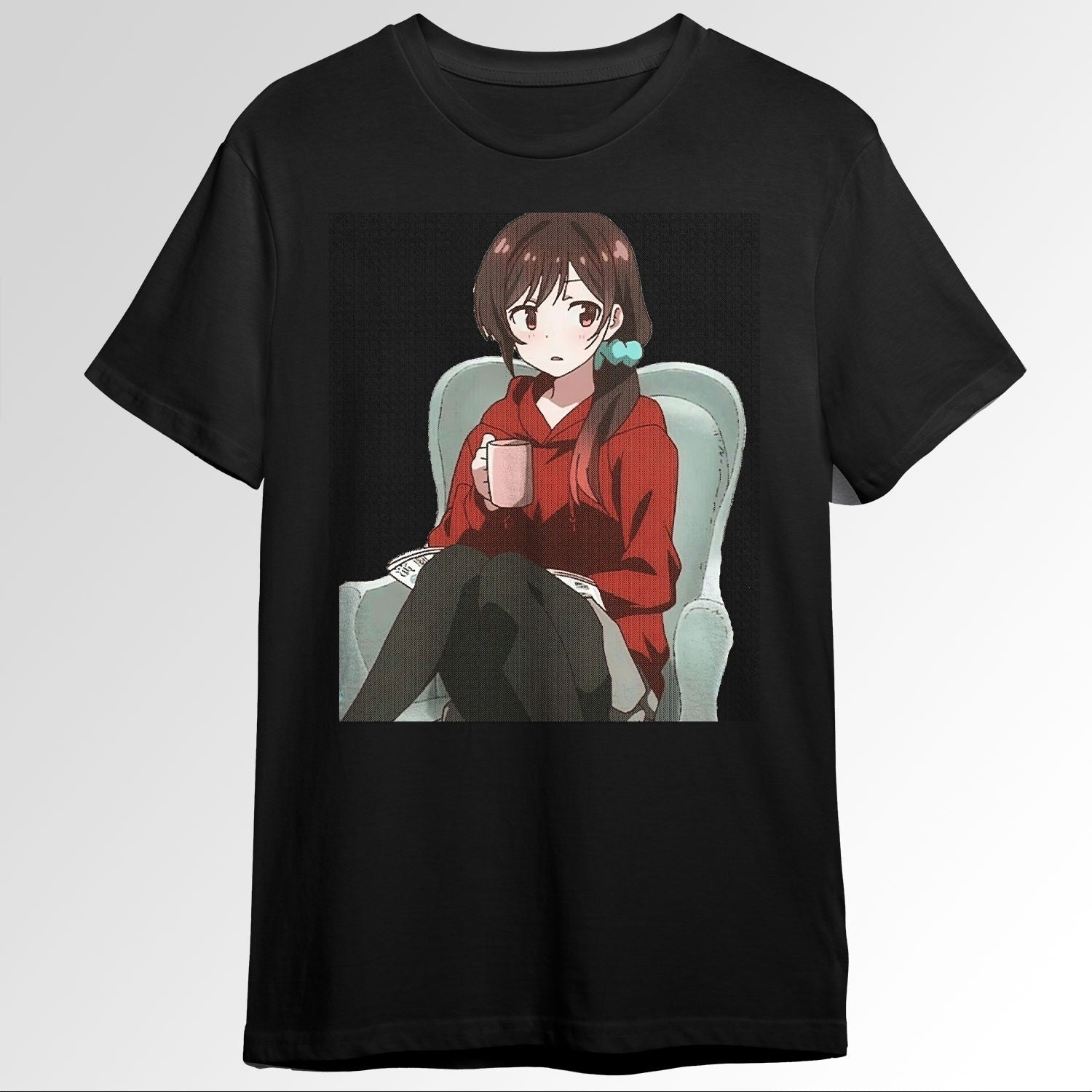 Mizuhara Chizuru drinking coffee aesthetic s119375152