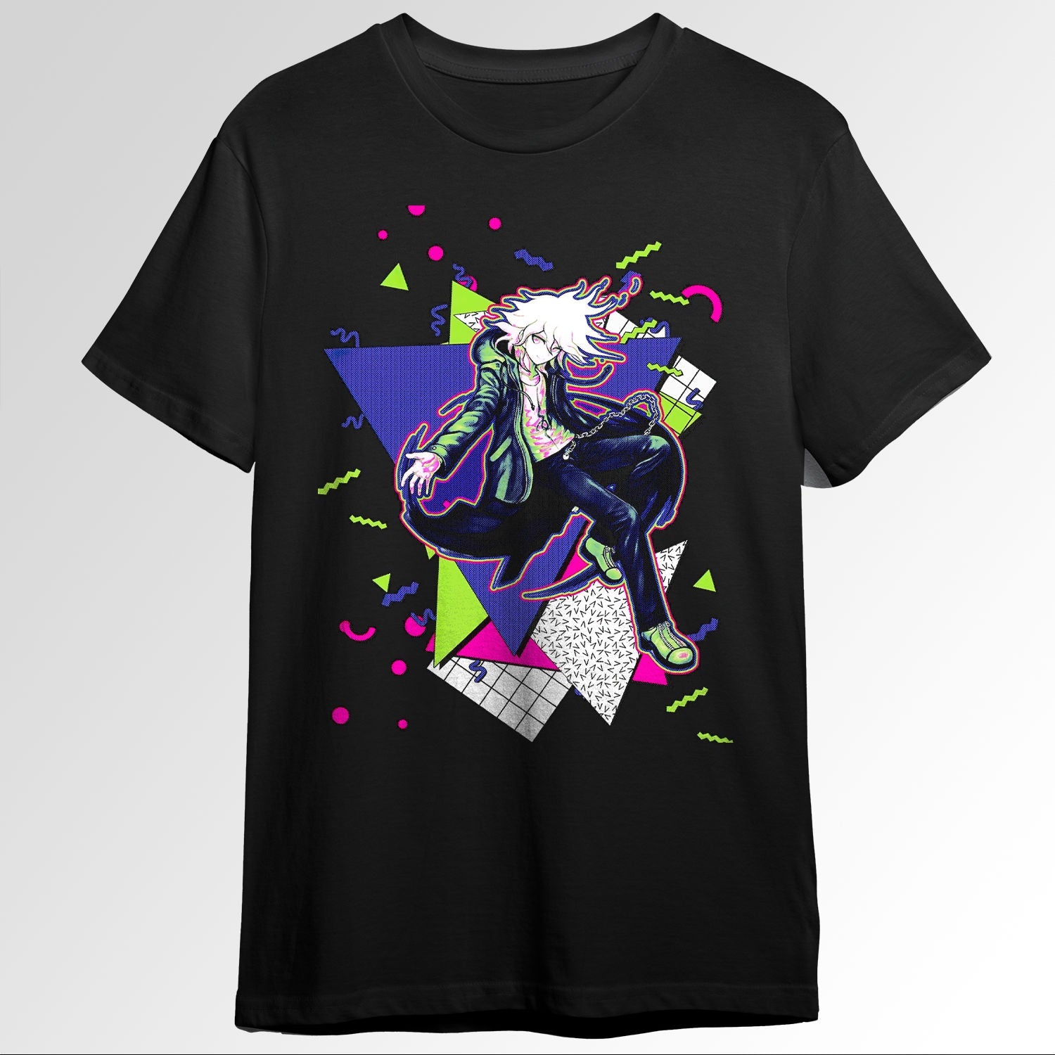 Nagito Danganronpa 90s graphic design 118579629