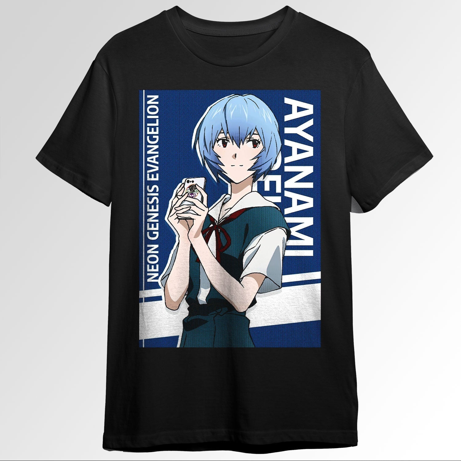 Neon Genesis Evangelion Rei Ayanami Blue Style 136
