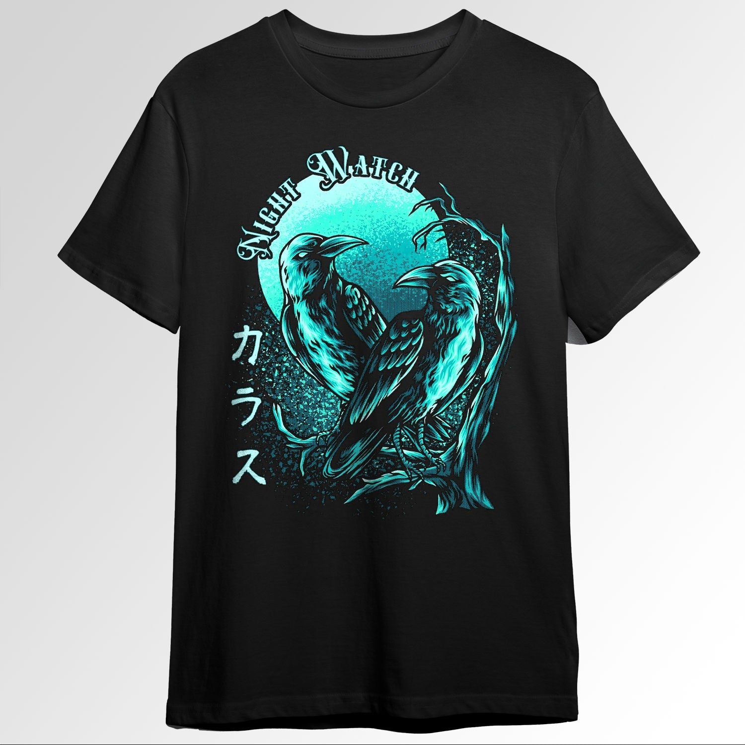 Night Watch Crows Dark Japanese Art 93884855