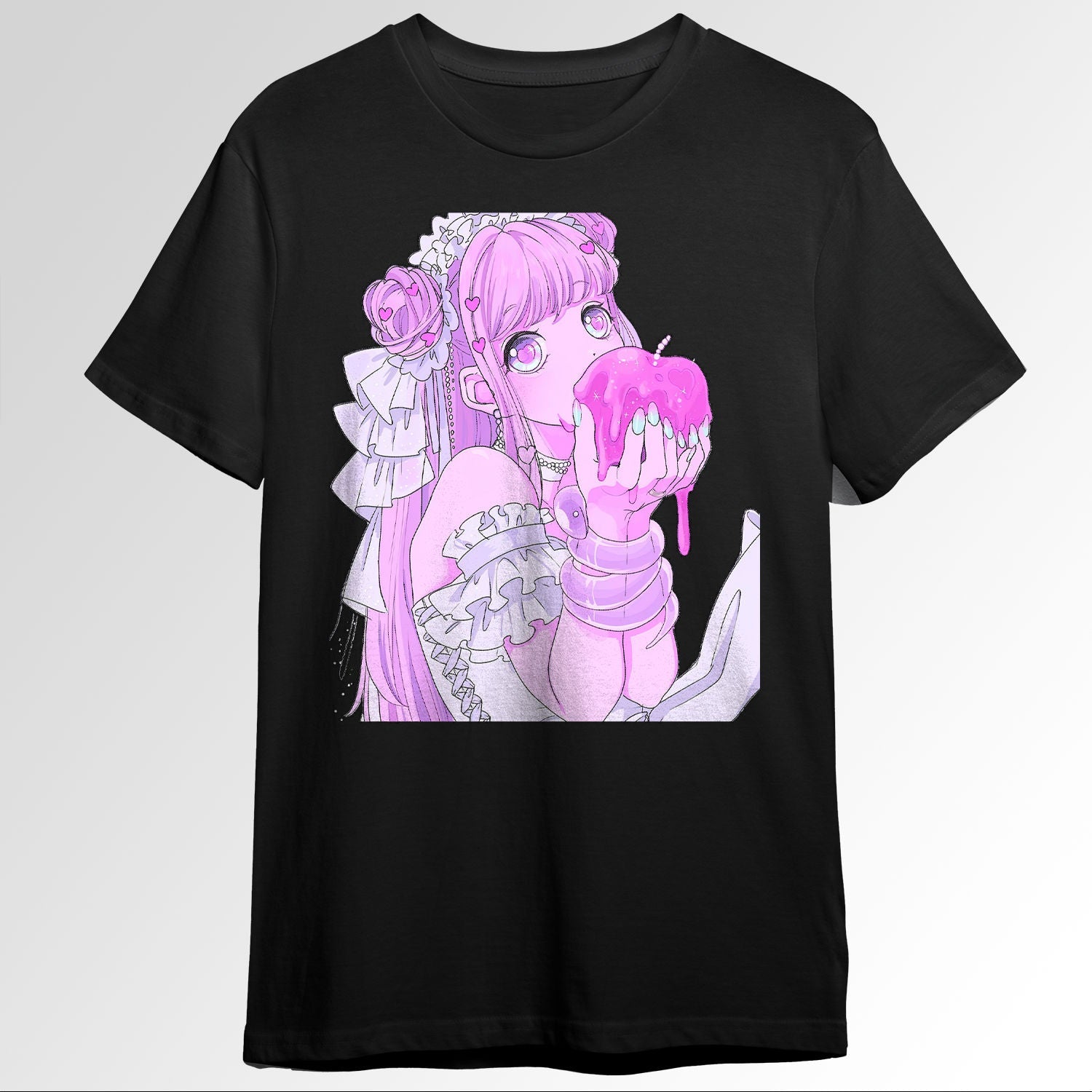 Pastel Goth Yume Kawaii Waifu Pink Aesthetic Girl0734