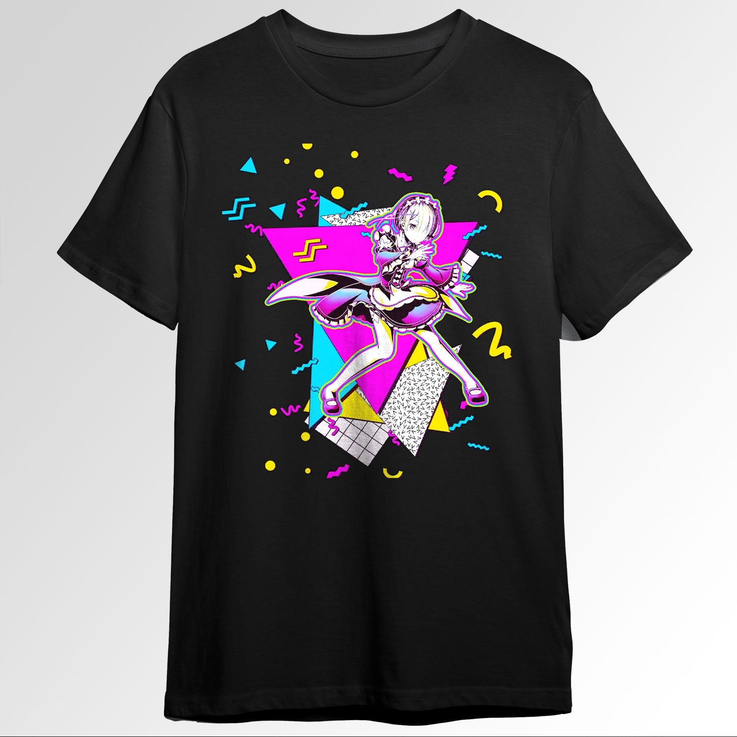 Ram Re Zero 90s graphic design 139469469