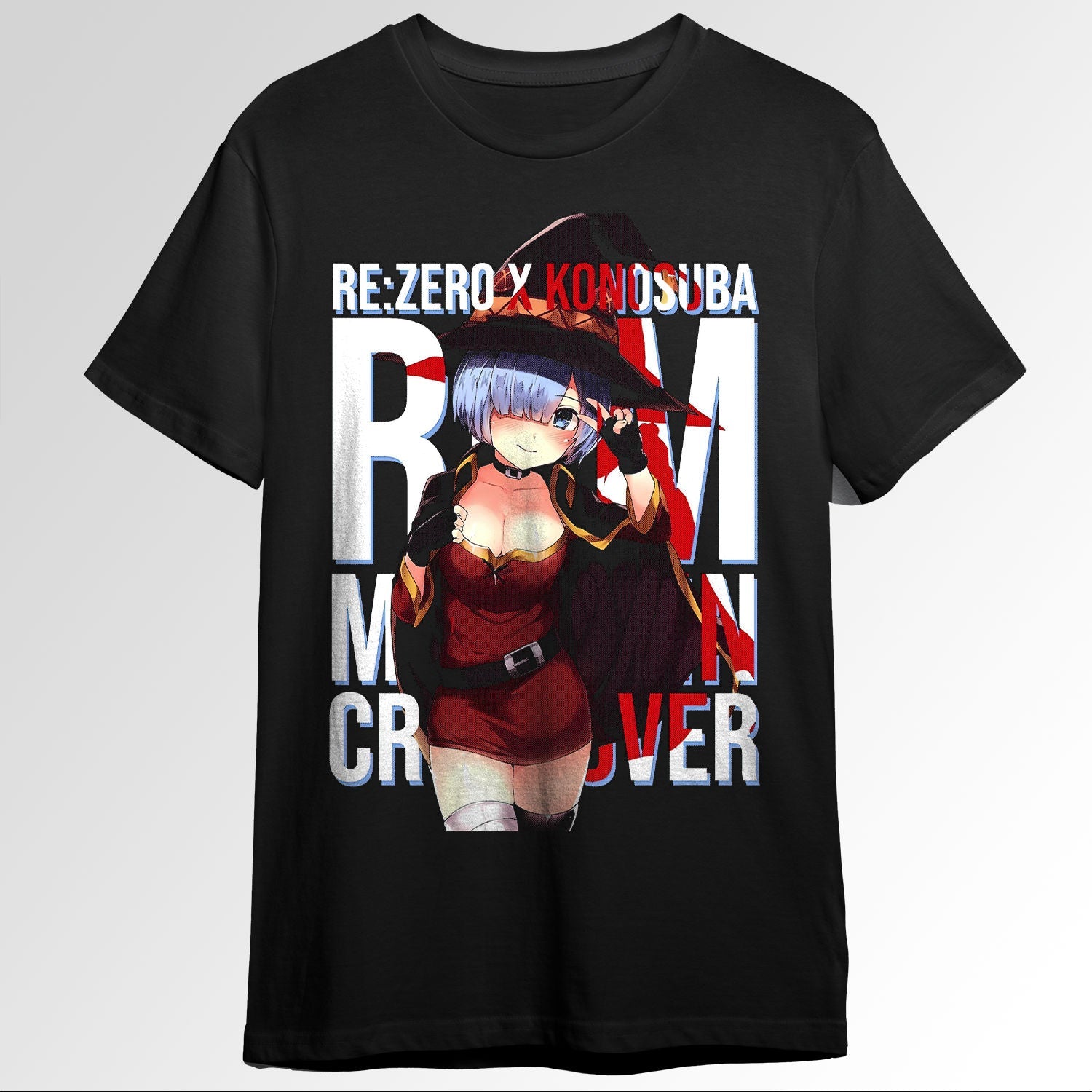 ReZero Rem Megumin Crossover Typography 242