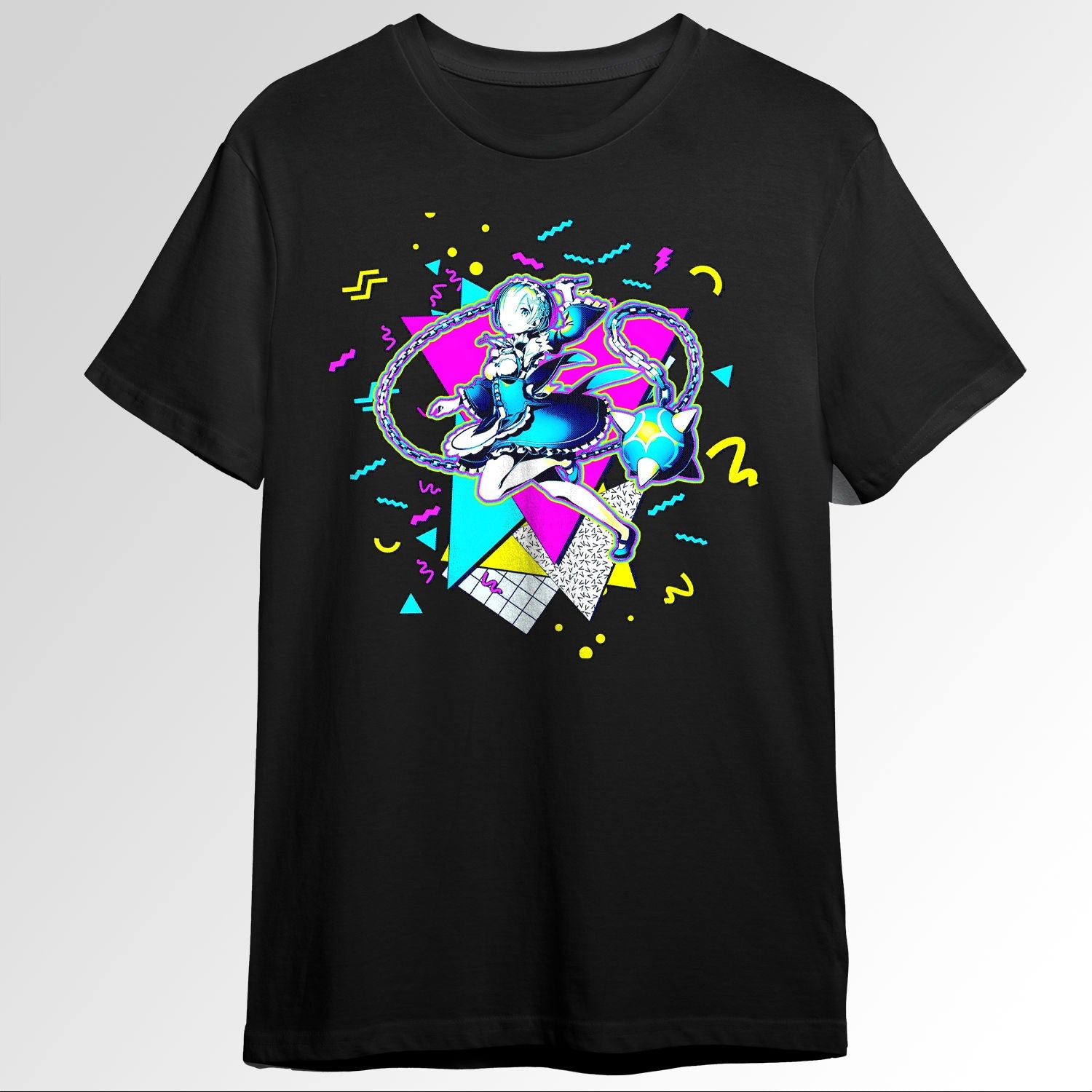Rem Re Zero 90s graphic design 139469391