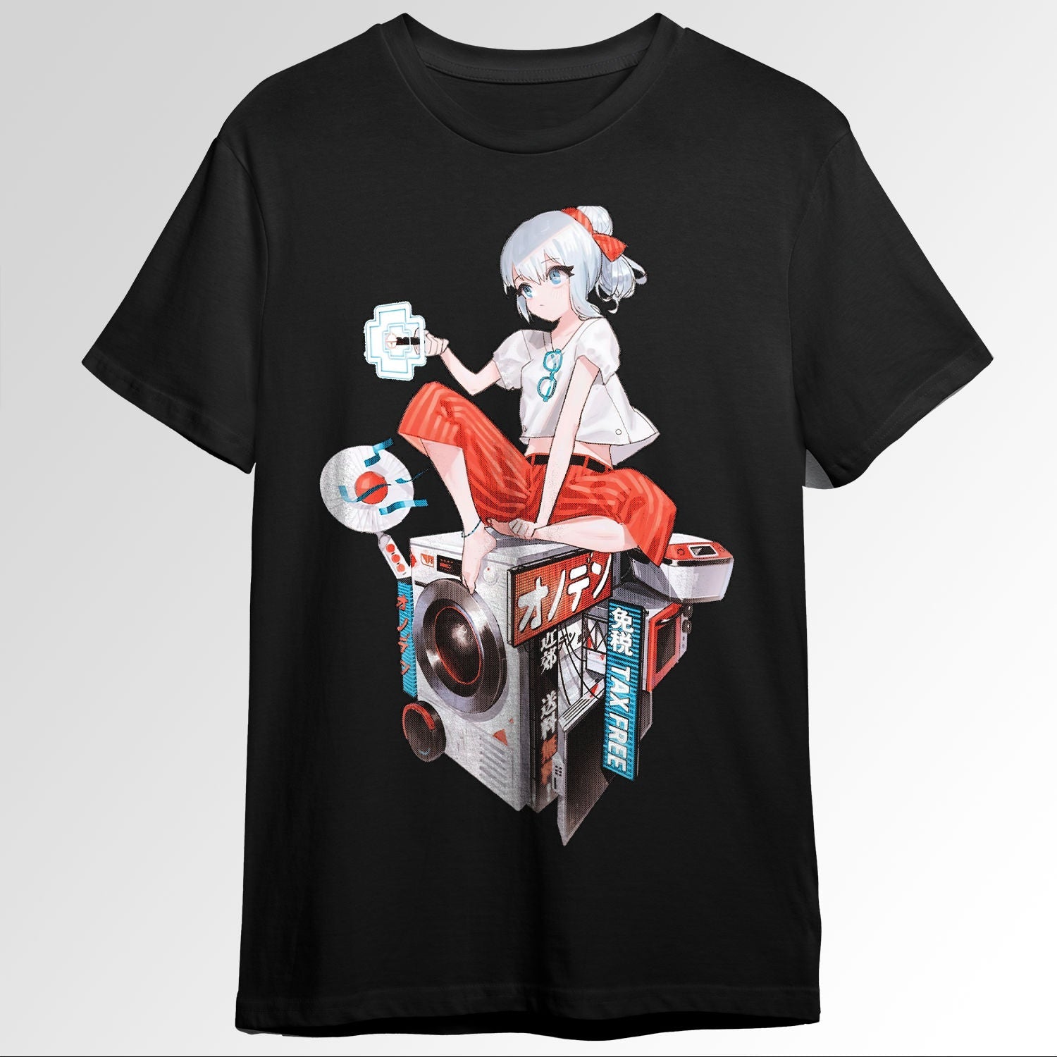 Retro 90s Anime Aesthetic Girl Japanese 80s ave W1715
