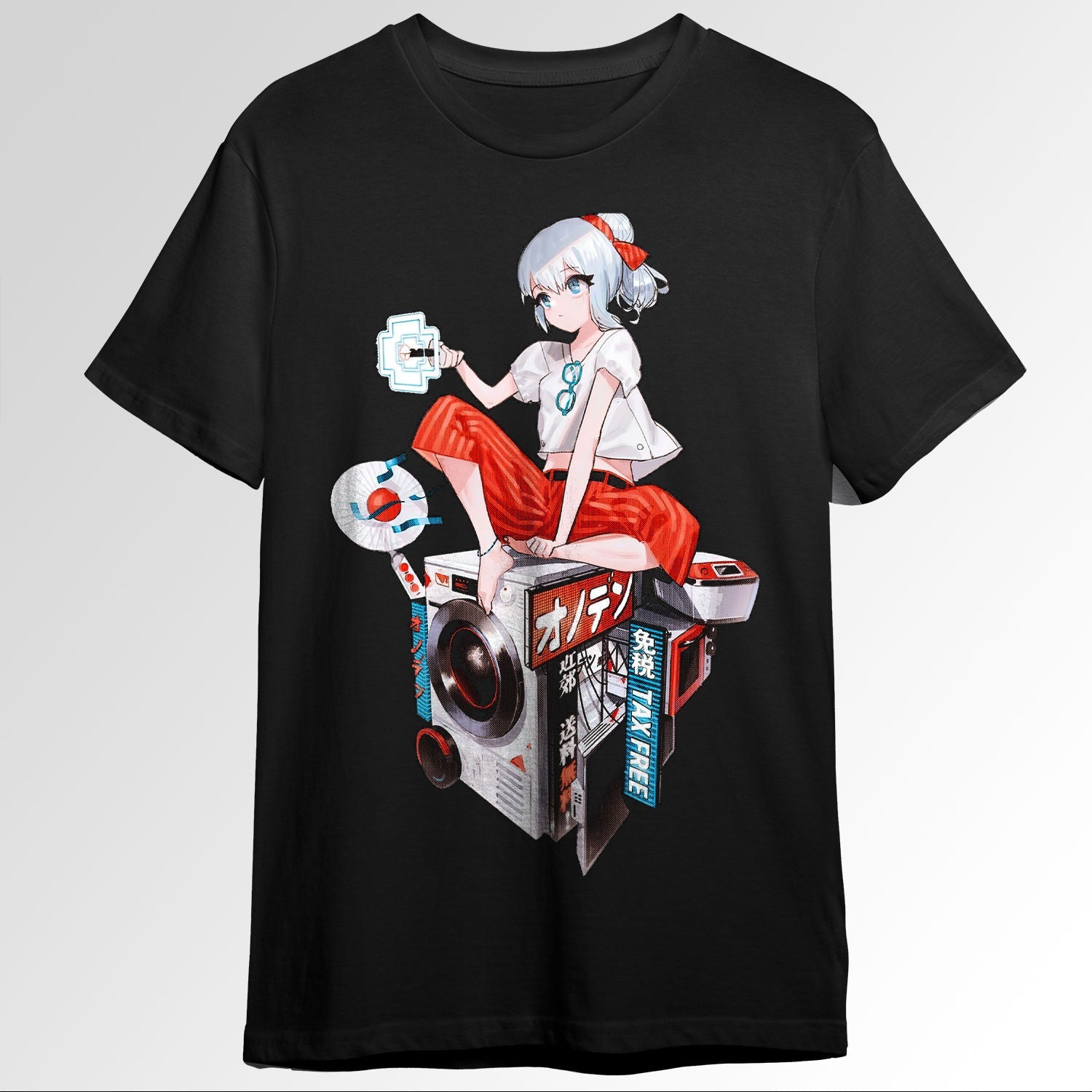 Retro 90s Anime Aesthetic Girl Japanese 80s ve Wa0434