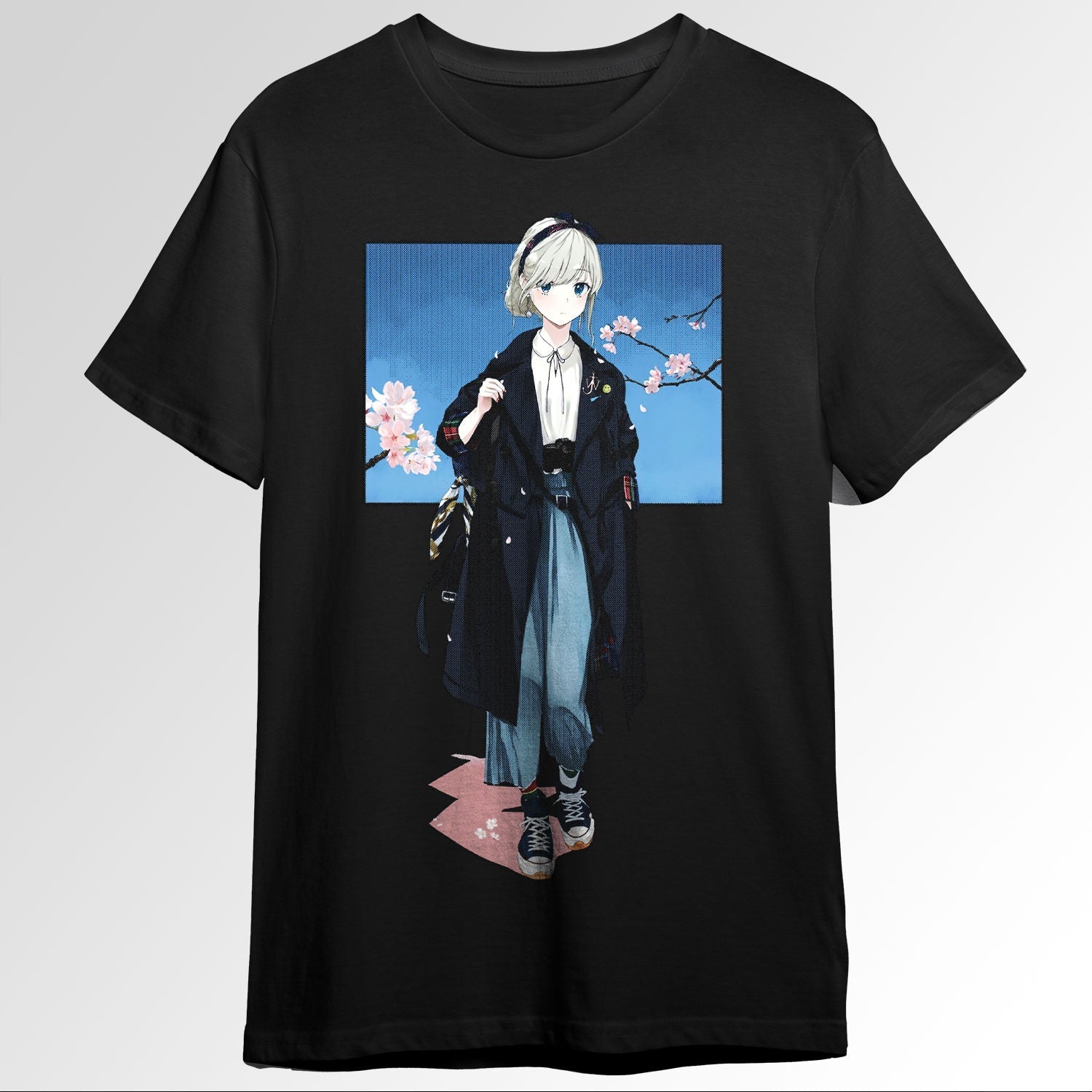 Retro 90s Anime Aesthetic Girl Japanese Waifry Bl1885