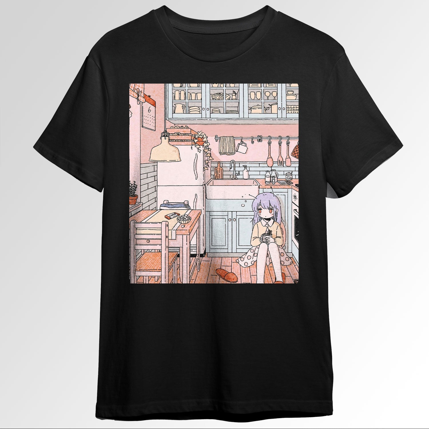 Retro 90s Anime Girl Aesthetic Lofi Japanese Kawa1217