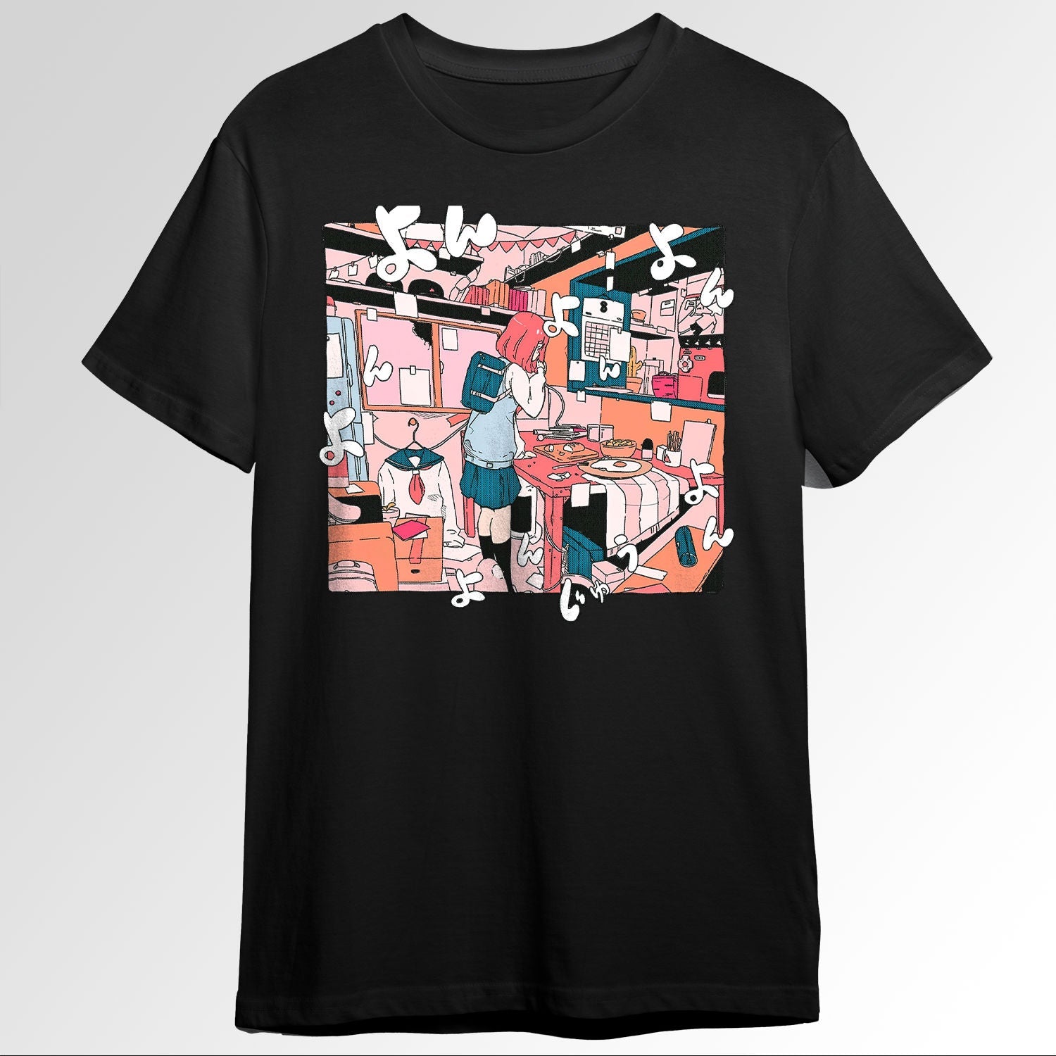 Retro 90s Anime Girl Lofi Aesthetic Soft Gru 72836506