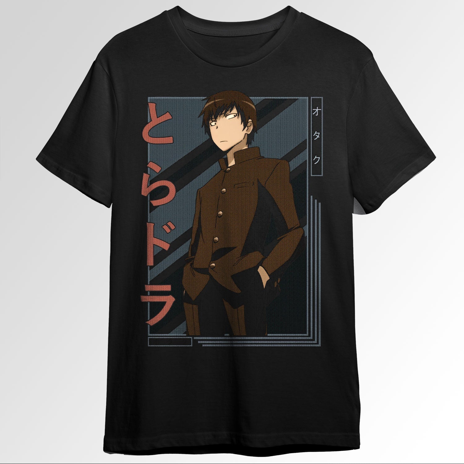 Ryuuji Takasu Toradora Retro blue brown anim 99049598