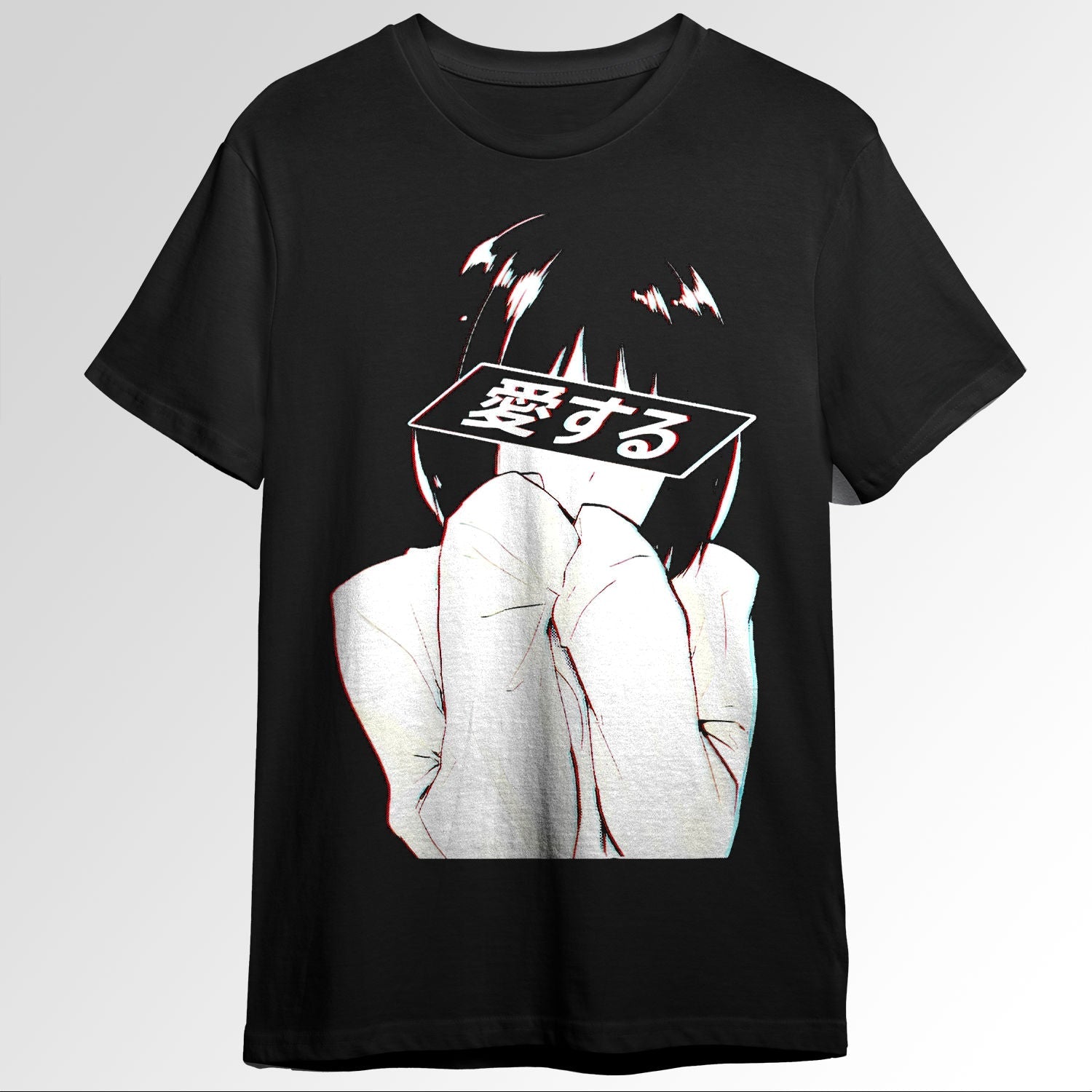 Sad Anime Girl Shirt Trashy Waifu Clothing A 77275378