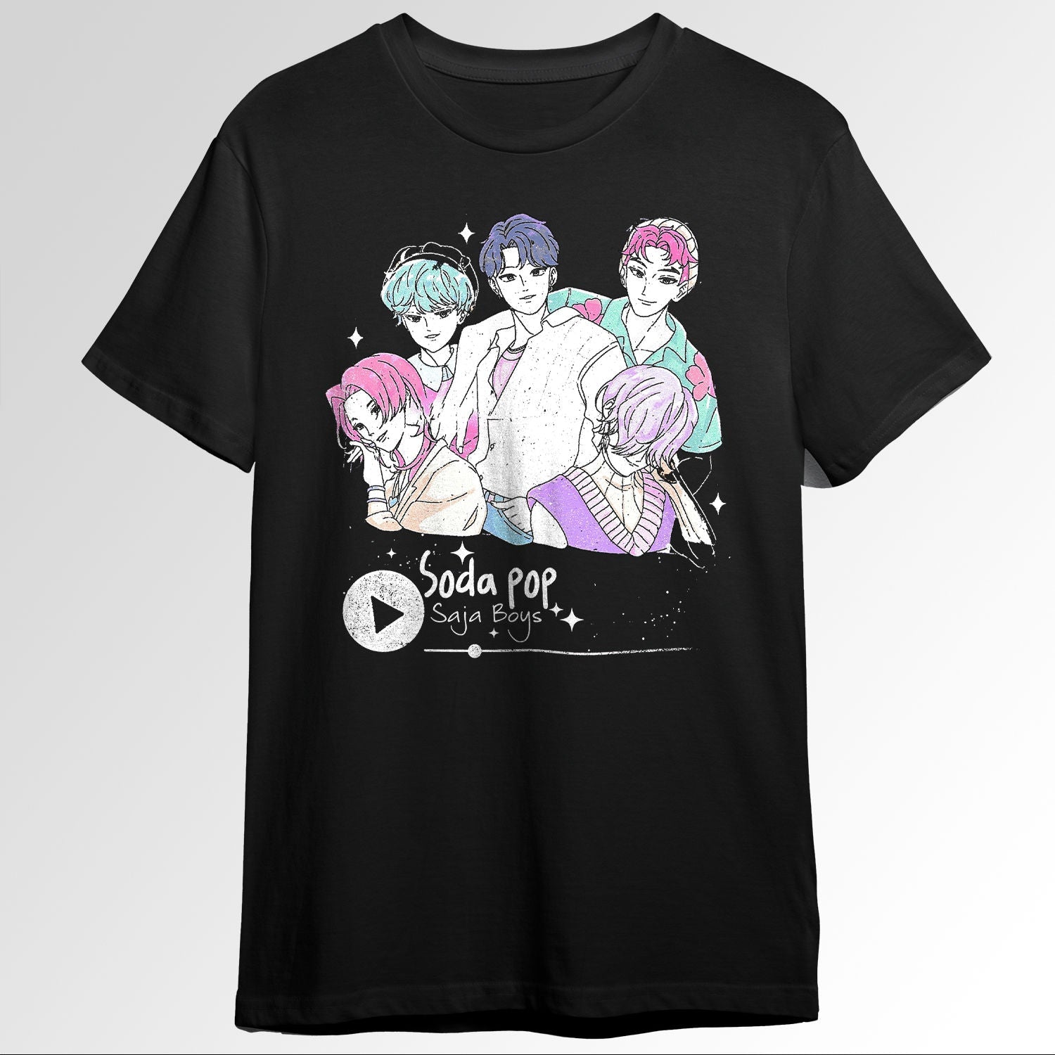 Saja Boys Kpop Demon Hunter Group HUNTRX HUNTRIX Dark Idol Aesthetic Anime Inspired Streetwear 172213758