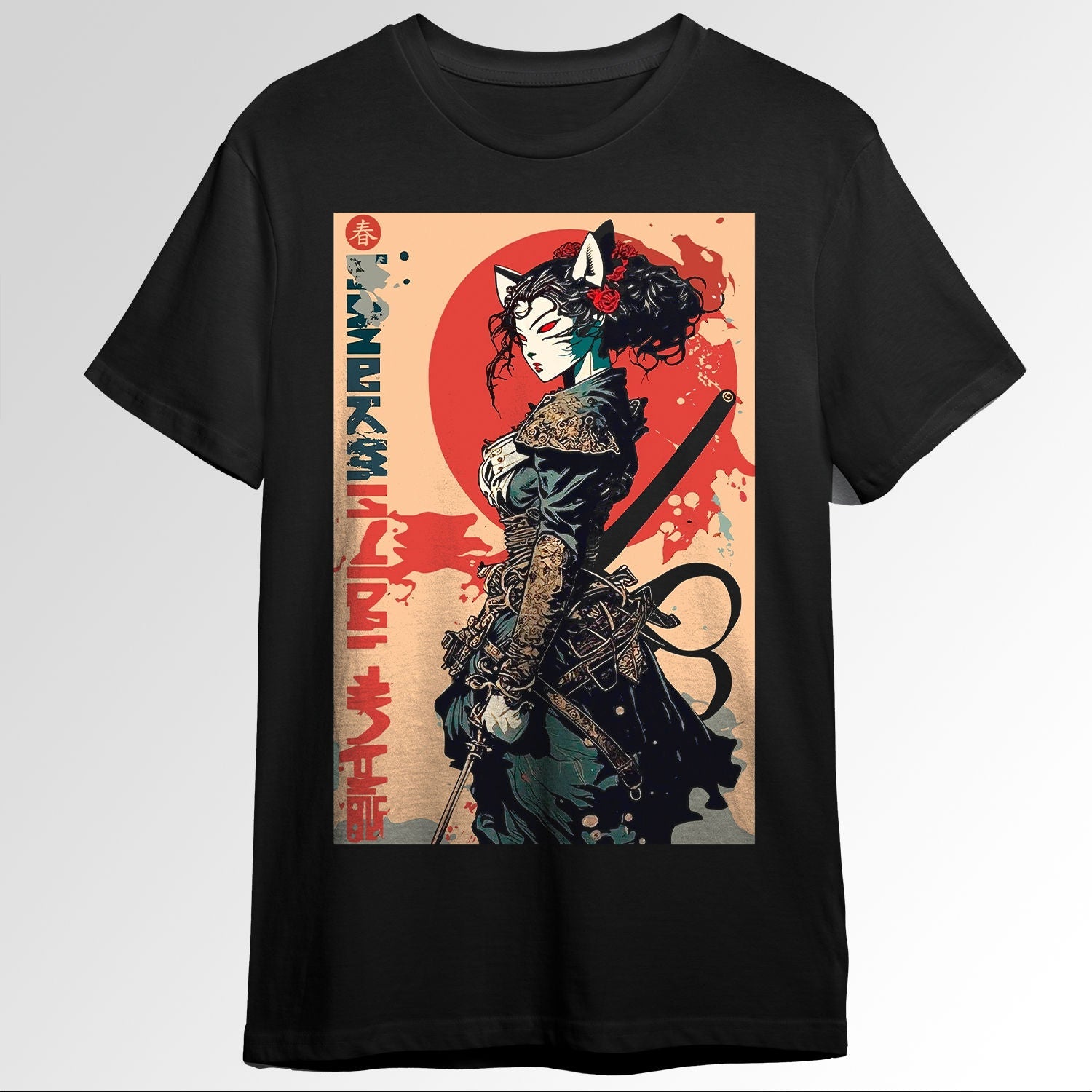 Samurai Japanese Warrior Girl Urban Fashion 144041435