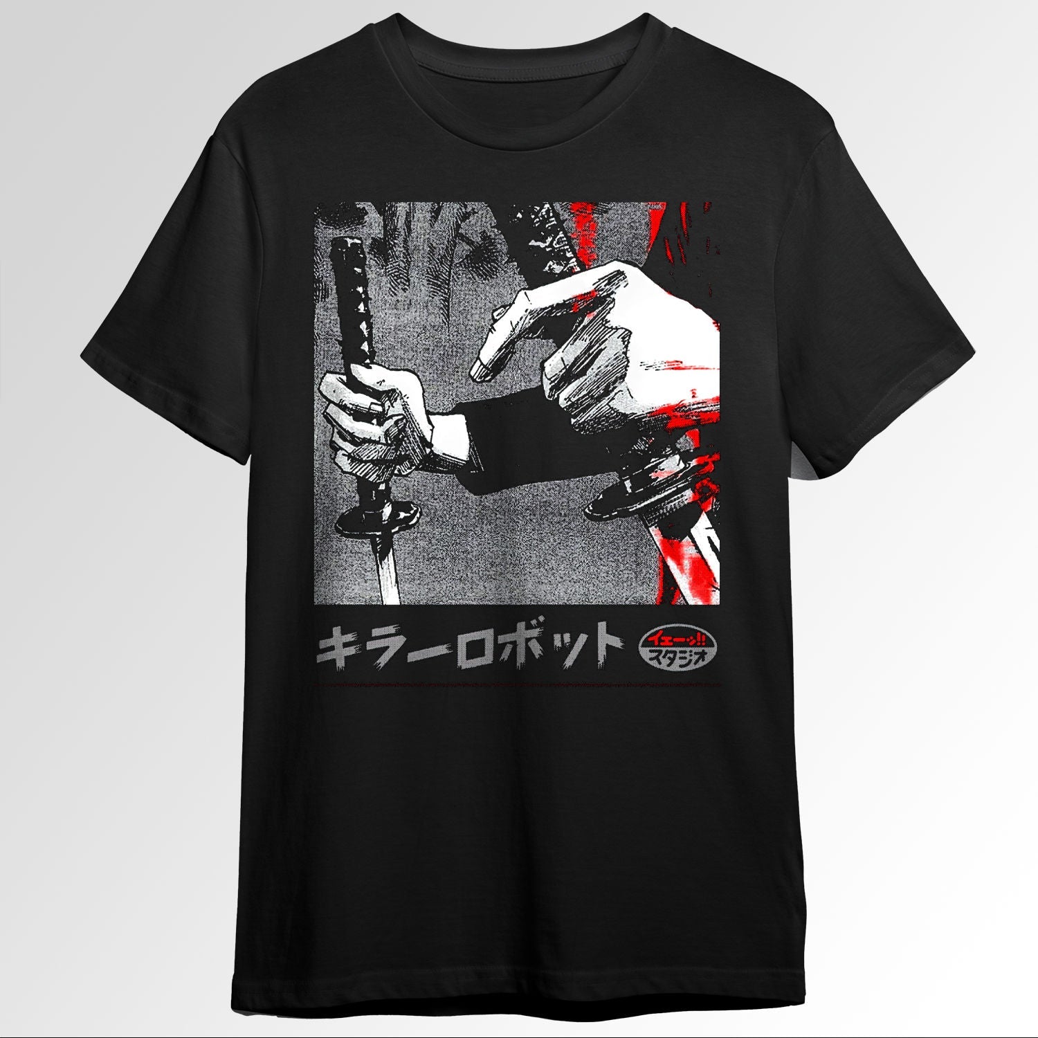 Samurai Japanese Warrior Urban Vaporwave Sty132950666