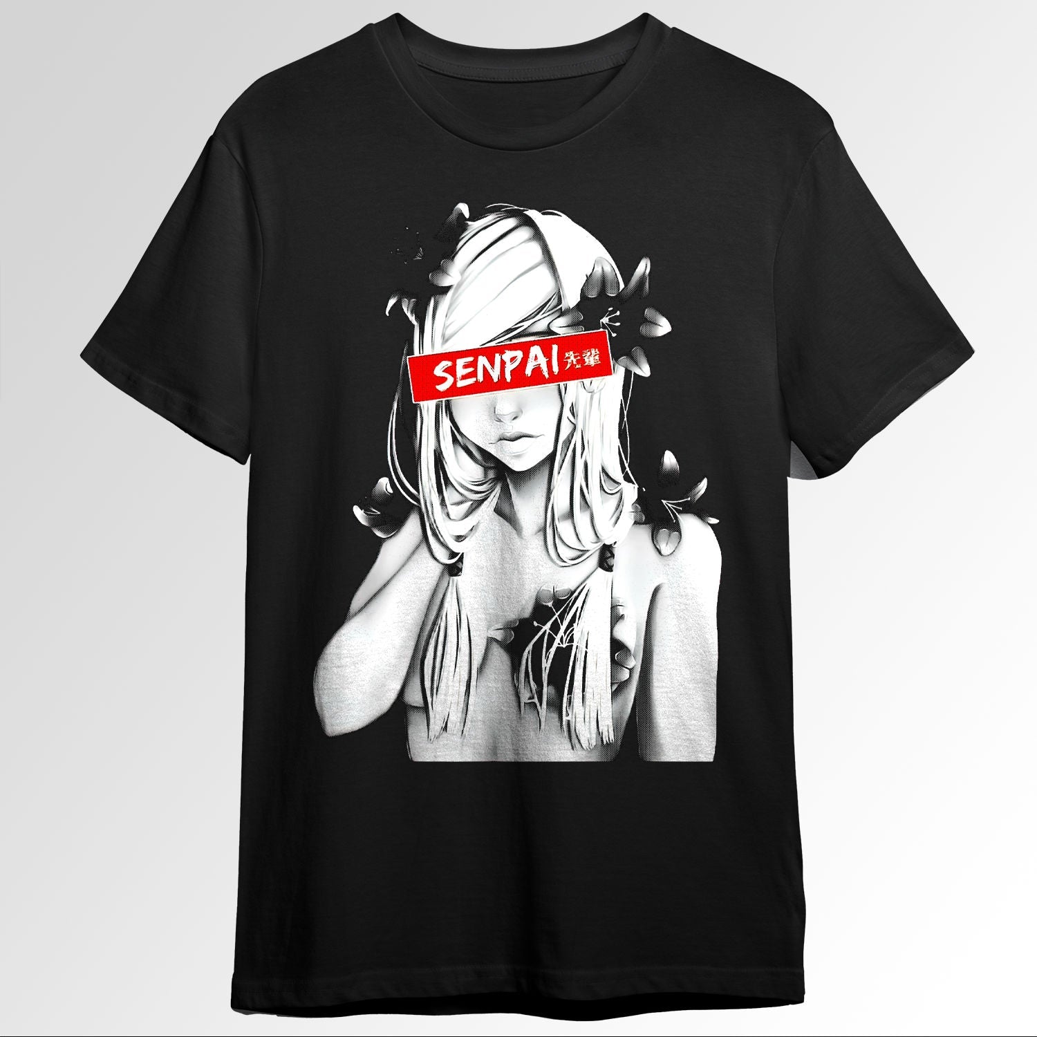 Senpai Lewd Waifu Anime Girl Tee for Weebs alay 70299