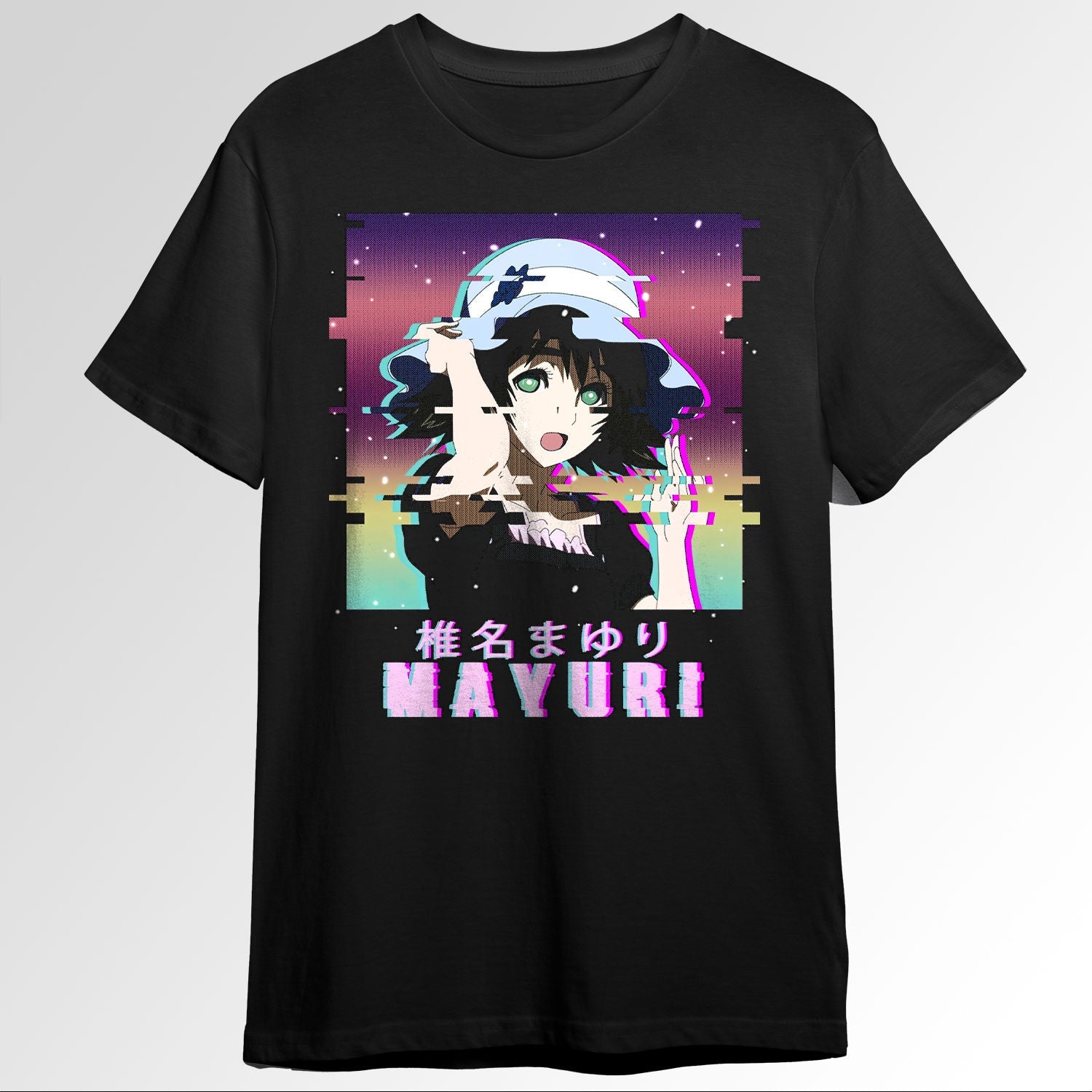 Steins Gate Mayuri Shiinai Cute Girl Glitch 83443763