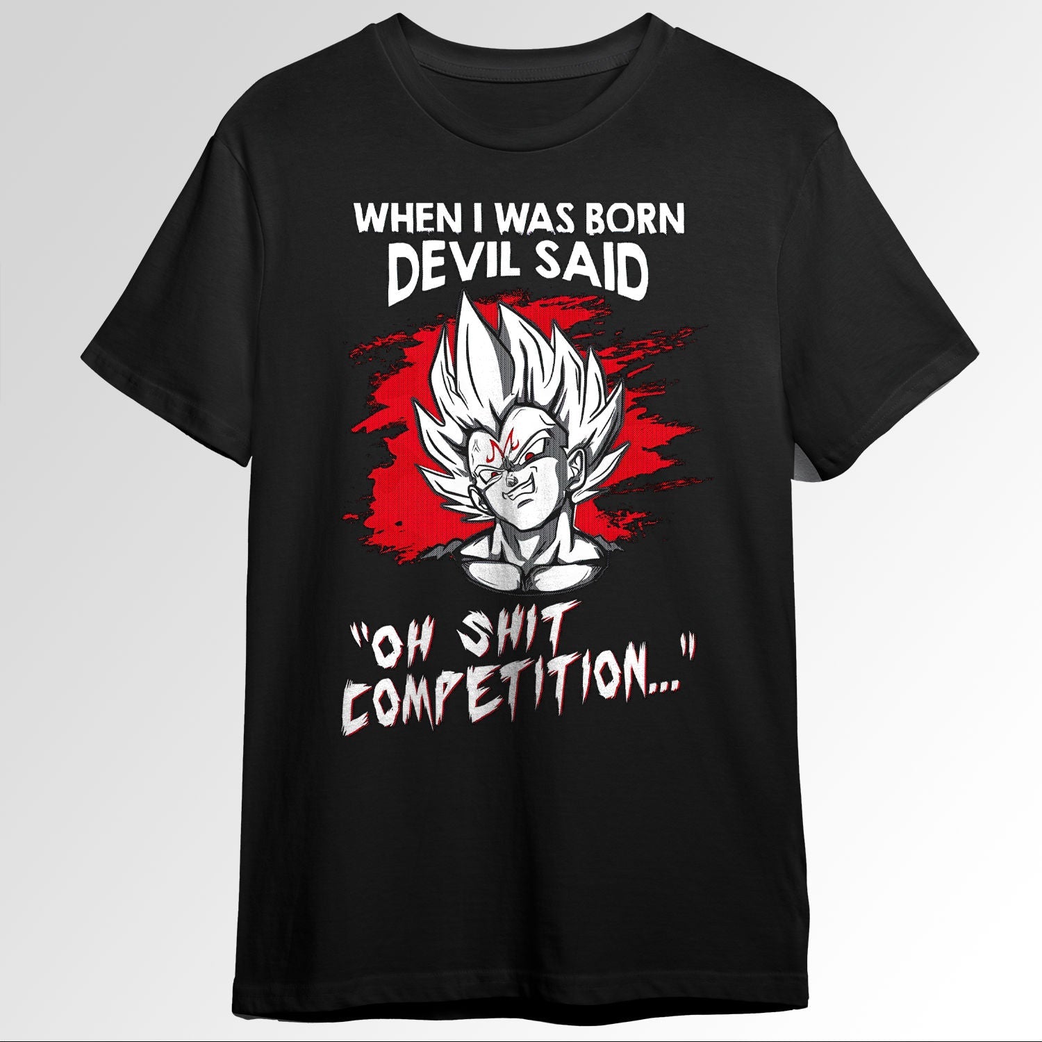 Super Saiyan Majin vegeta t shirt 124831282