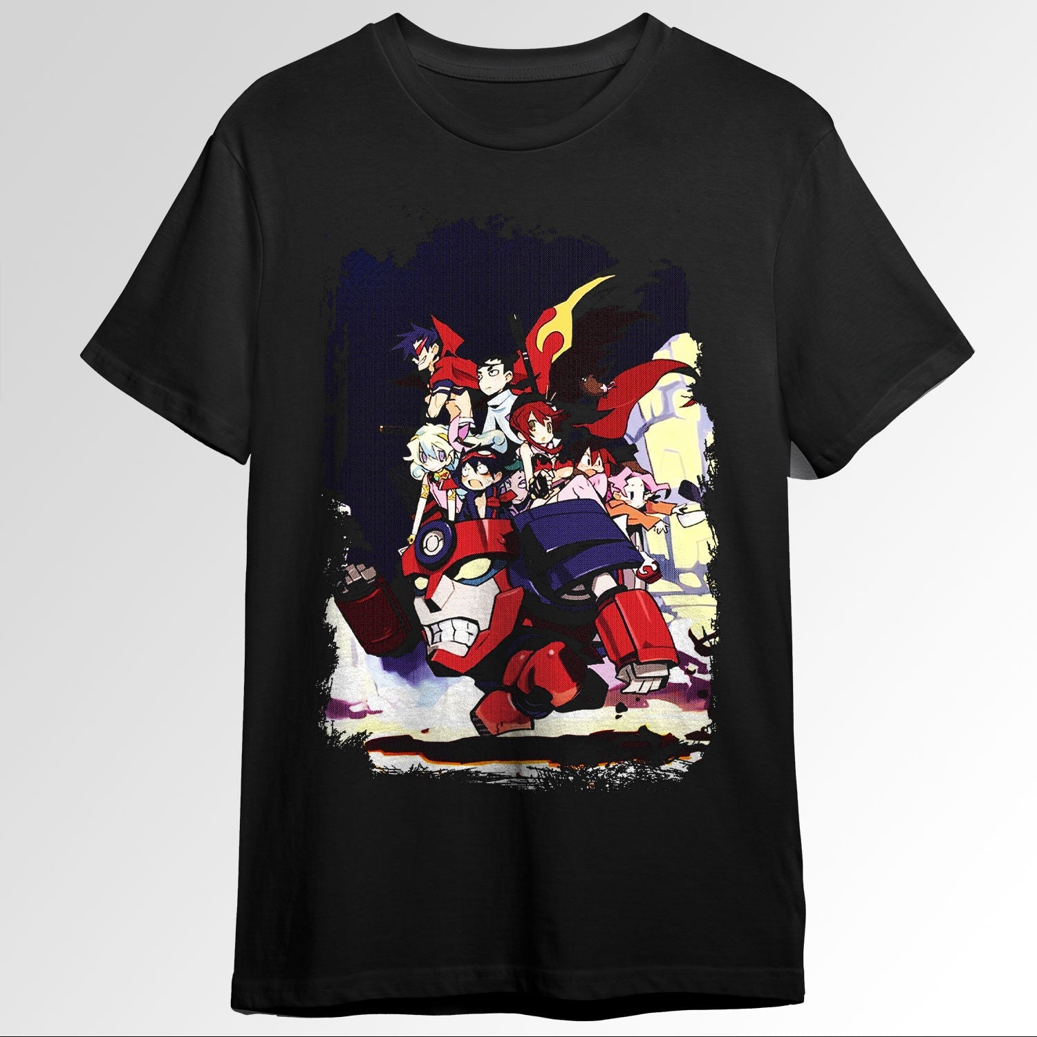 Tengen Toppa Gurren Lagann Grunge Border Ani103358958