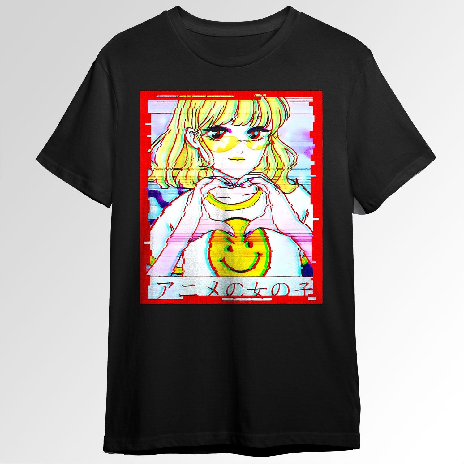 Vaporwave Aesthetic Glitch Anime Japanese Wal 7720337