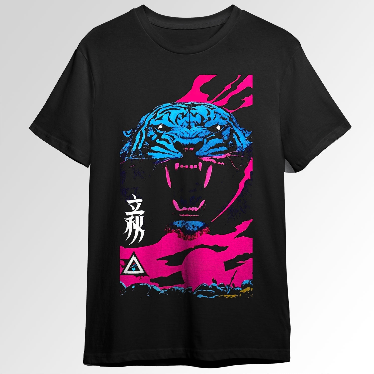 Vaporwave Animal Print Tiger Modern Fashion 84294327
