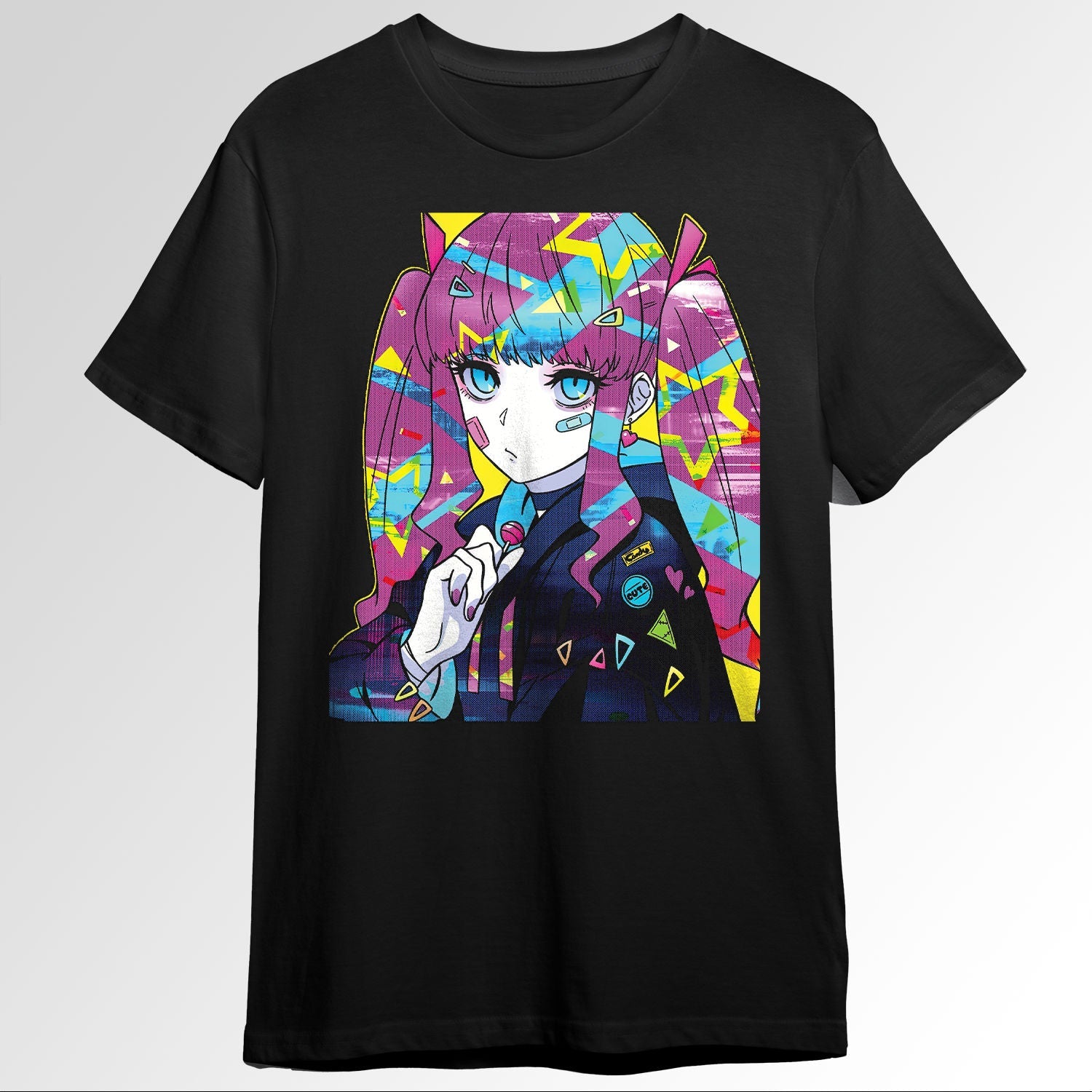 Vaporwave Anime Girl Aesthetic Retro 80s 90sWaifu0757