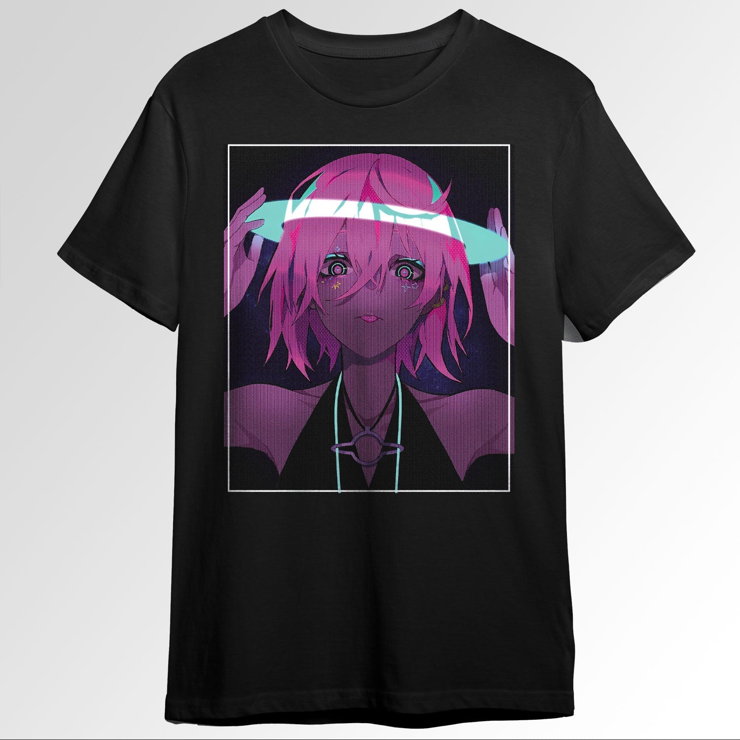 Vaporwave Anime Girl Aesthetic Retro 80s 90sWaifu0760