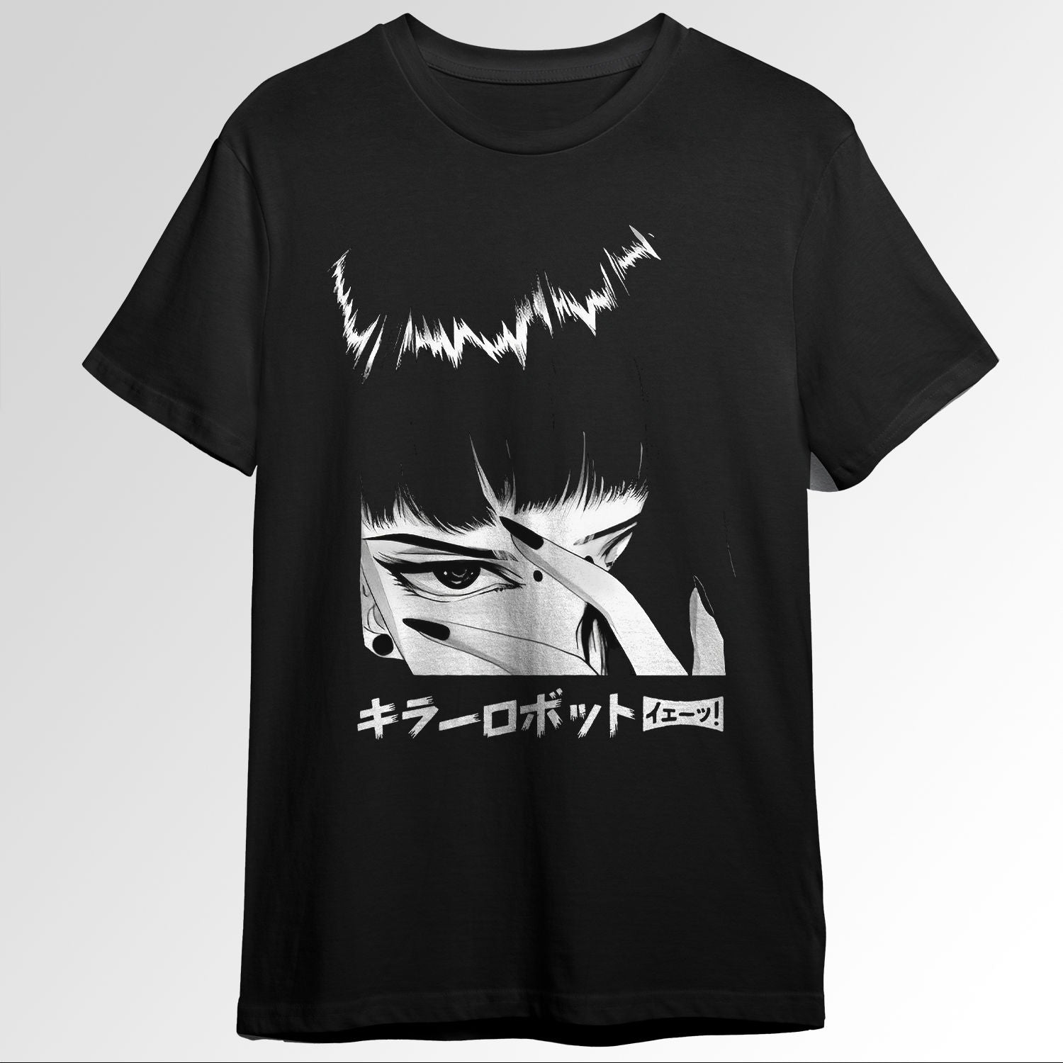 Vaporwave Japanese Goth Style Girl 135552961