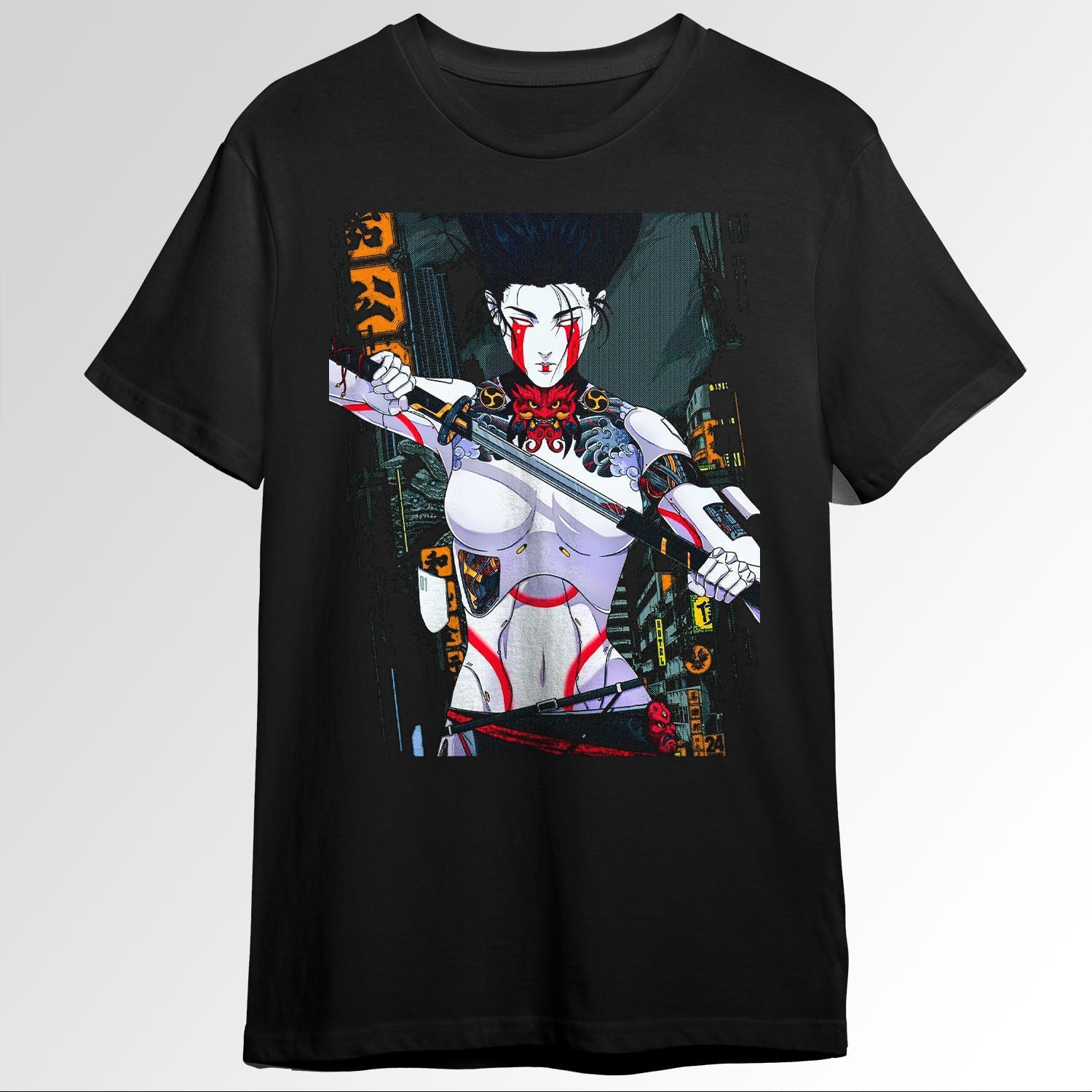 Vaporwave Samurai Cyberpunk Goth Dystopian C144044242