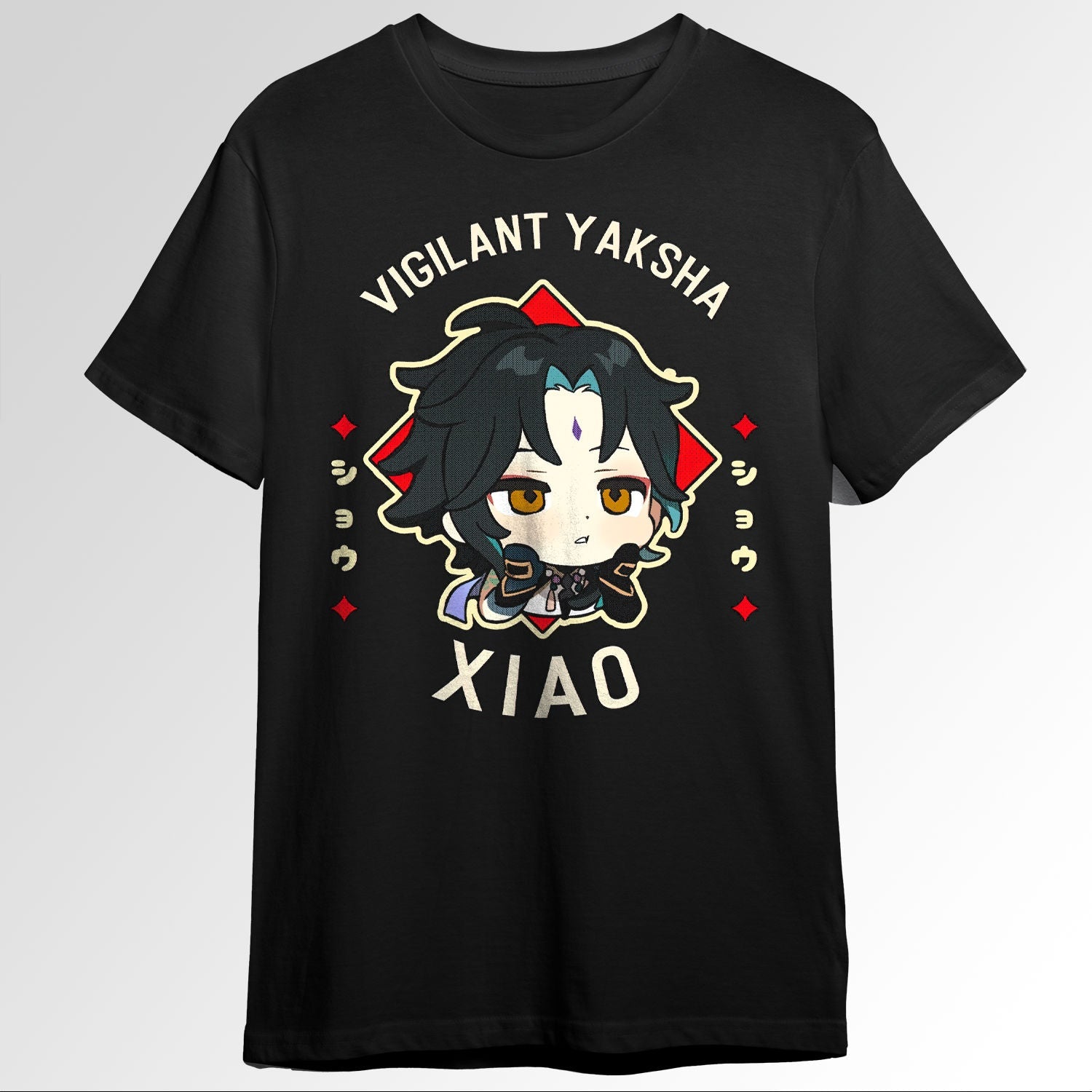 Xiao Vigilant Yaksha Genshin Impact Chibi 110719559