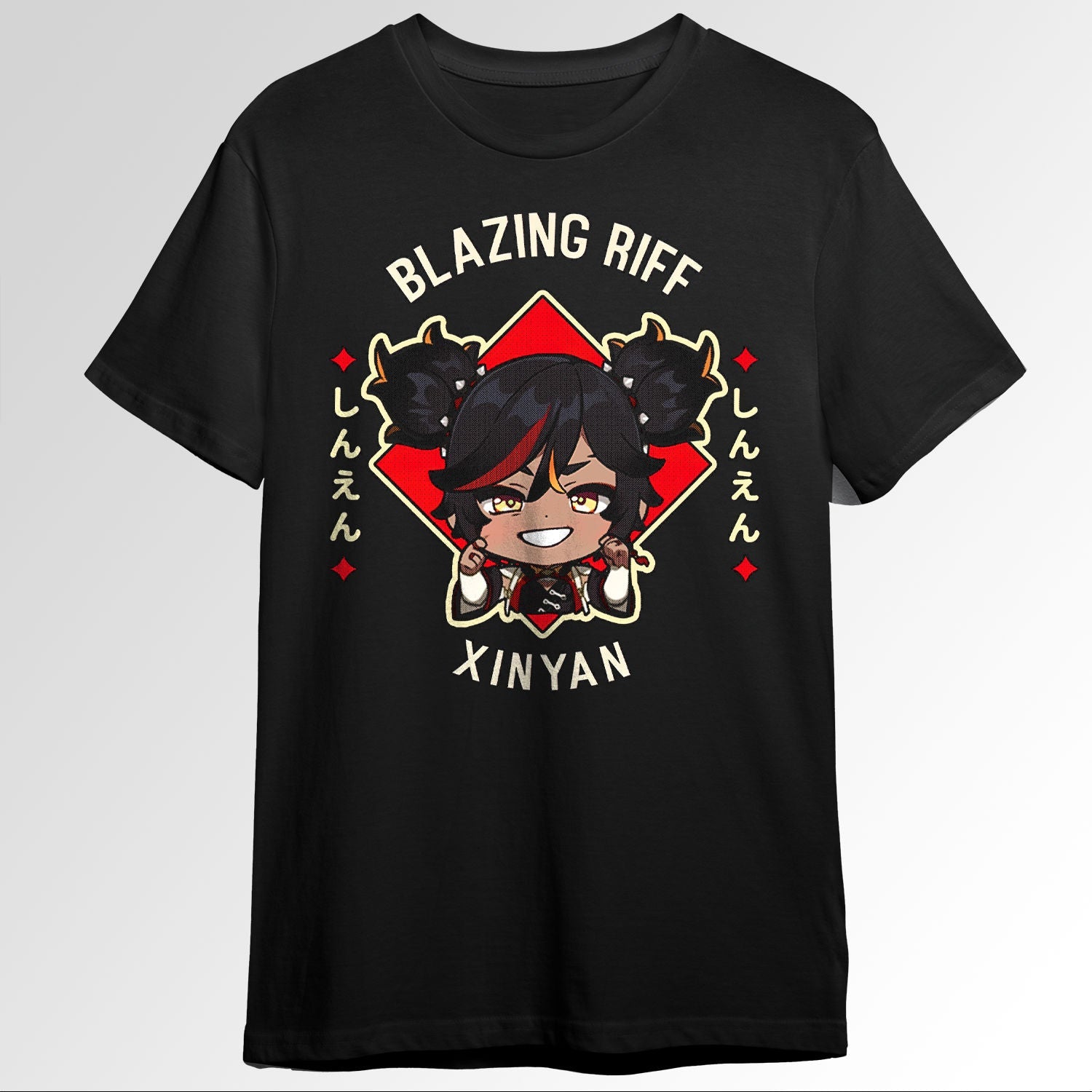 Xinyan Blazing Riff Genshin Impact Chibi 110515773