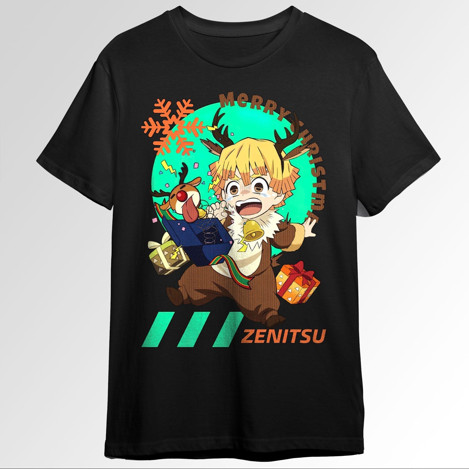 Zenitsu Agatsuma demon slayer Merry Christma 95969213