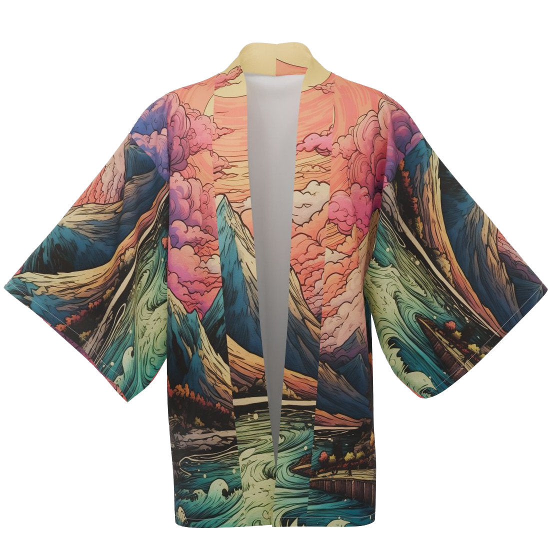 Haori Kimono Yukata 075