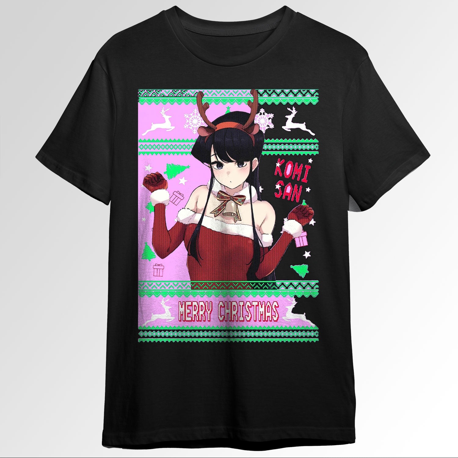 komi Shouko Ugly Christmas sweater 2021 95007968