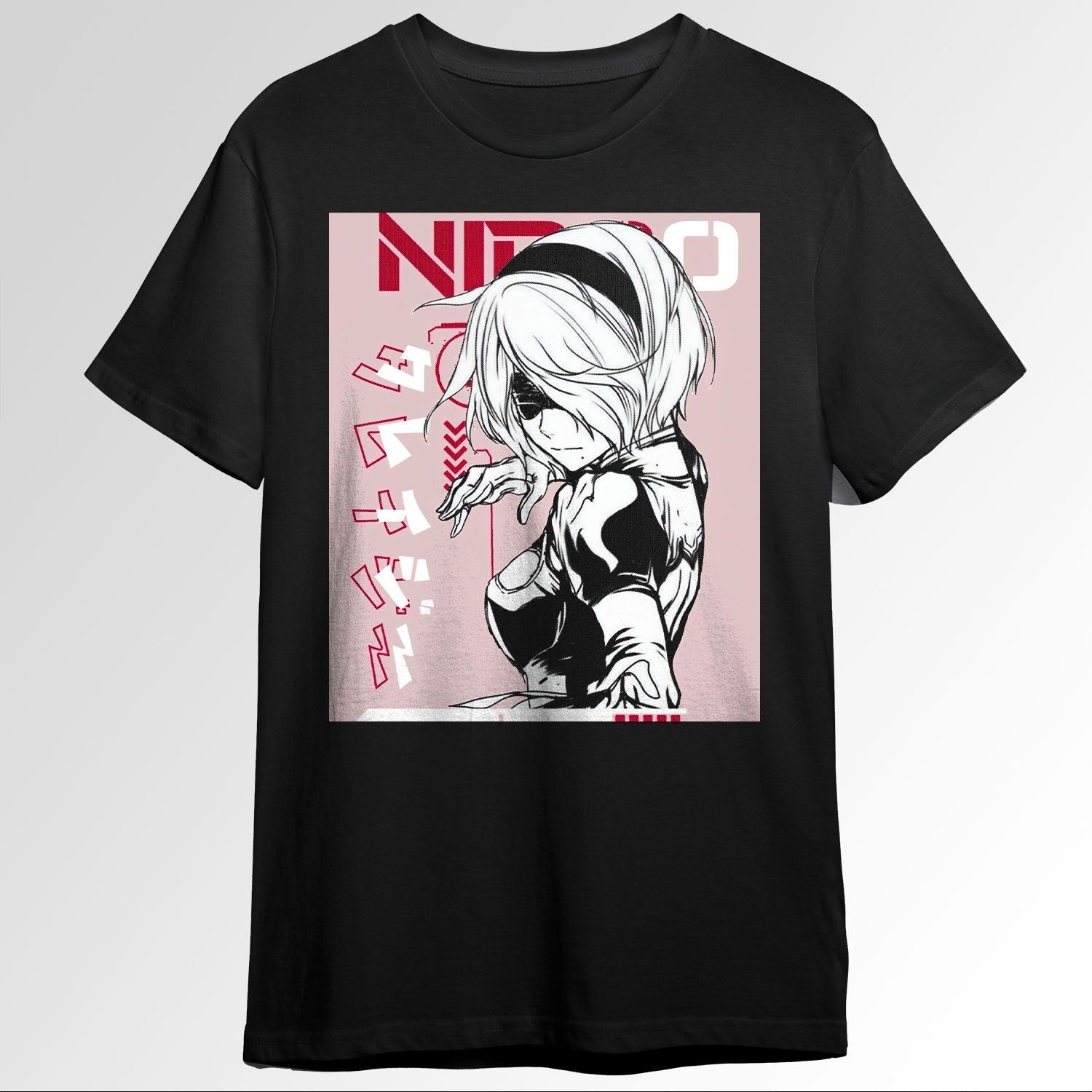 nier automata 2B Tshirt mask 114073579
