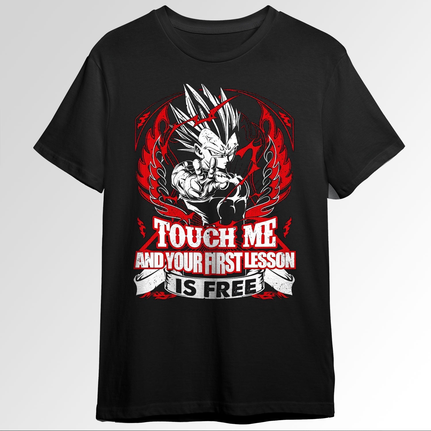 super saiyan vegeta t shirt Touch me and you101703974
